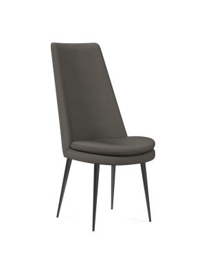 Finley High Back Vegan Leather Dining Chair