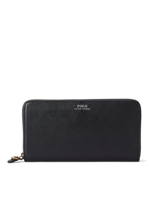 Leather Zip-around Wallet