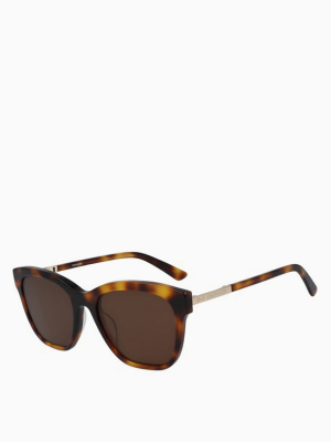 Cat-eye Solid Sunglasses