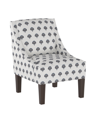 Hudson Accent Chair Clara Block Navy - Threshold™