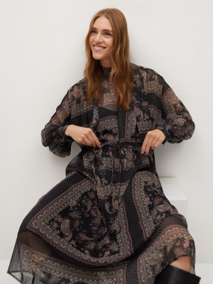 Flowy Print Dress