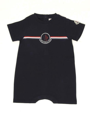 Moncler Enfant Logo Print Shorties