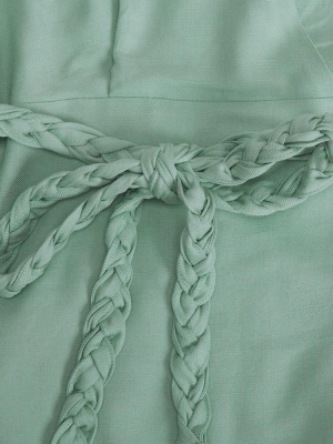 Marianna Green Braided Belt Dress