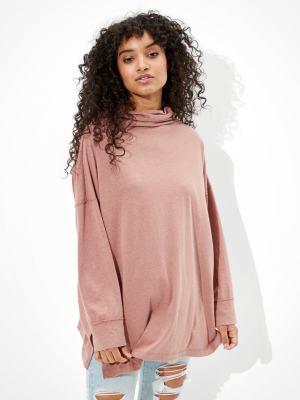 Ae Long Sleeve Mock Neck T-shirt