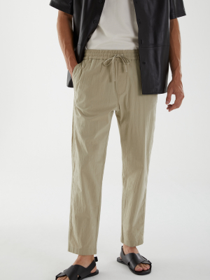 Slim-fit Cotton Pants