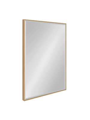 25" X 37" Rhodes Framed Wall Mirror Natural - Kate And Laurel