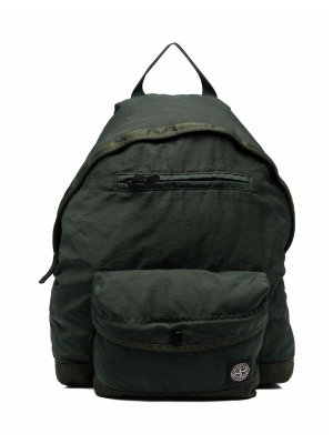 Stone Island Junior Logo Patch Backpack