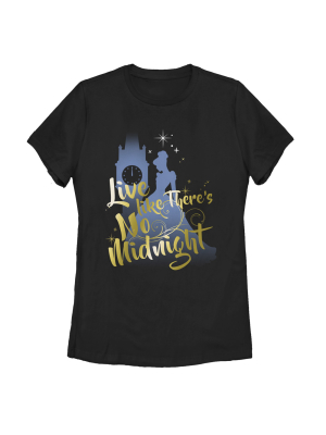 Women's Cinderella Live Like No Midnight T-shirt