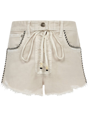 Alanui Saguaro Denim Shorts