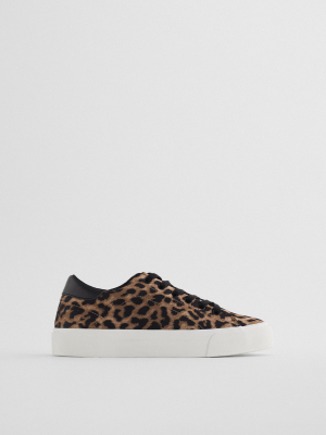 Animal Print Sneakers