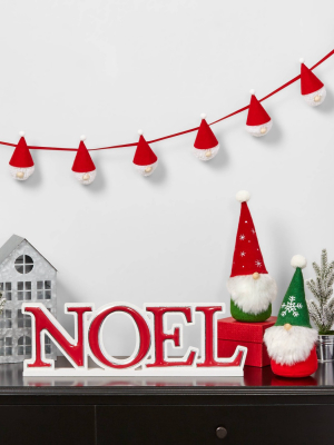 Noel Tabletop Sign Red - Wondershop™