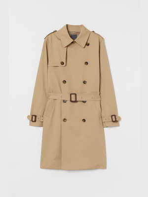 Cotton Twill Trenchcoat