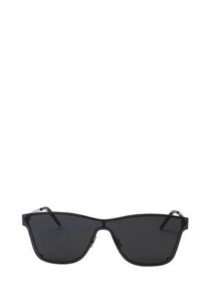 Saint Laurent Eyewear Mask Square Frame Sunglasses