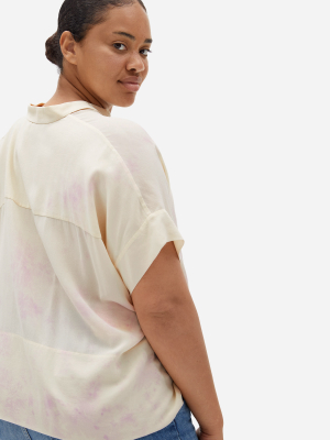 The Clean Silk Short-sleeve Square Shirt