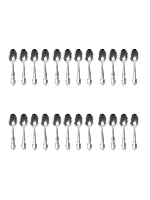 Abbie 24 Piece Stainless Steel Teaspoon Set