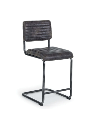 Set Of 2 Dylan Counter Stool In Ebony