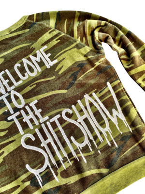 'its A Sh*tshow' Painted Sweatshirt