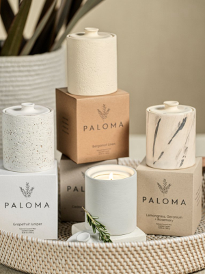 Paloma Scented Candle In Clay Jar