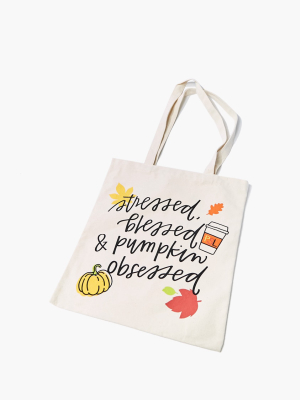 Pumpkin Obsessed Tote Bag