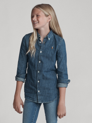 Cotton Denim Shirt