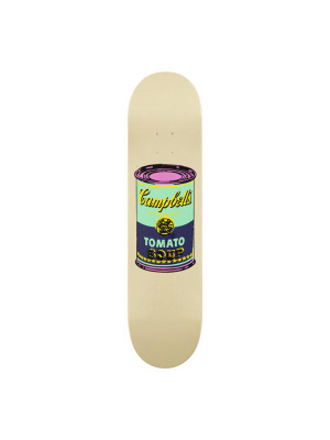 Andy Warhol Teal Soup Can Skate Deck