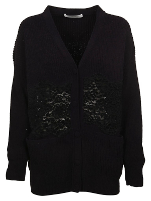 Philosophy Di Lorenzo Serafini Lace Detailed Cardigan