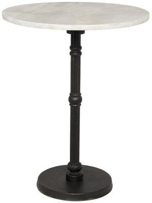 Noir Antonie Side Table - Matte Black