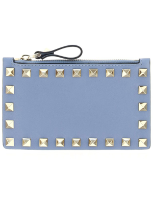 Valentino Garavani Rockstud Zipped Cardholder