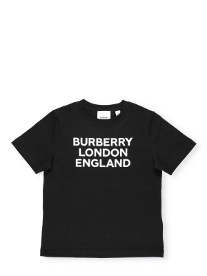 Burberry Kids Logo Printed T-shirt