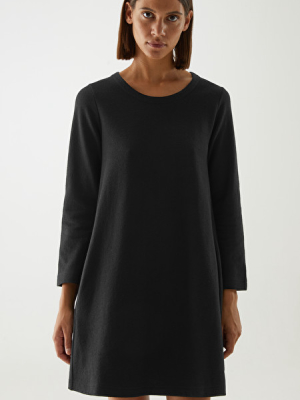 Merino Wool-cotton Mix A-line Dress