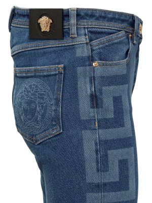 Versace Greca Straight-leg Jeans