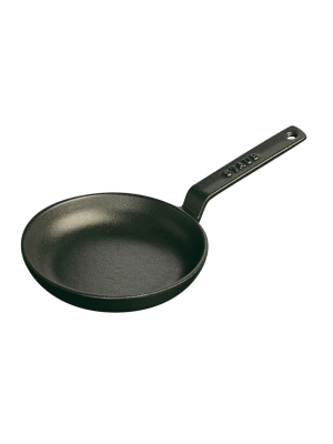 Staub Cast Iron 4.75-inch Mini Frying Pan - Matte Black