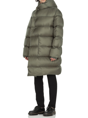 Rick Owens Hooded Padded Down Coat