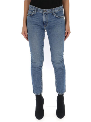 Current/elliott Cropped Skinny Jeans