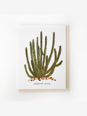 Organ Pipe Cactus Card