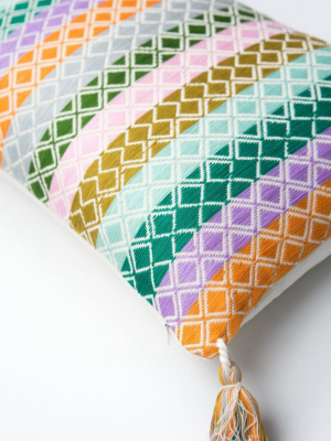 Comalapa Lumbar Pillow - Multicolor