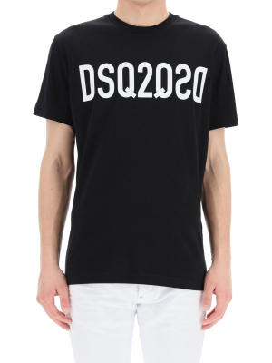 Dsquared2 Logo Print Crewneck T-shirt