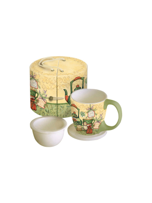 Lang 3pc Ceramic Tea Time Tea Cup Set 11oz