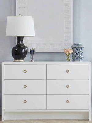 Bryant Extra Large 6 Drawer Chest White