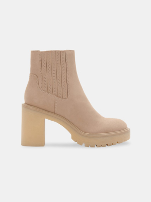 Caster H2o Booties Dune Suede