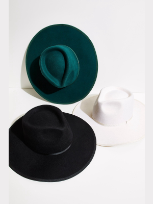 Lucia Wide Brim Felt Hat