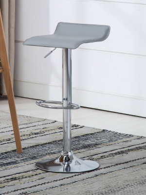 Set Of 2 34" Contemporary Swivel And Adjustable Barstools - Ac Pacific