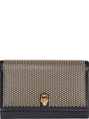 Alexander Mcqueen Skull Studded Crossbody Bag