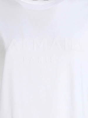 Balmain Logo Crewneck T-shirt