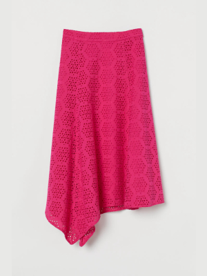 Eyelet Embroidery Skirt