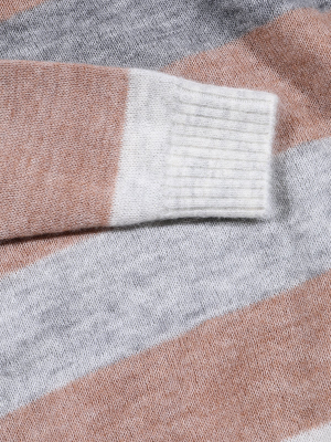 Brunello Cucinelli Kids Striped Crewneck Jumper