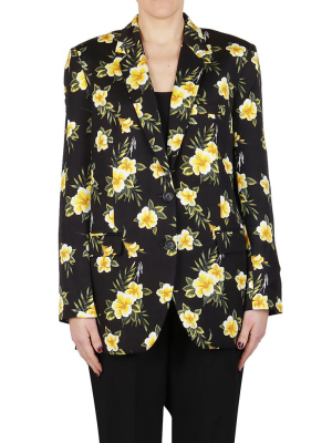 Michael Michael Kors Floral Print Single-breasted Blazer