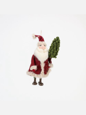 Felt Santa W/tree