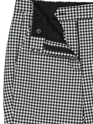 Women's Layla Gingham Pant Black And White