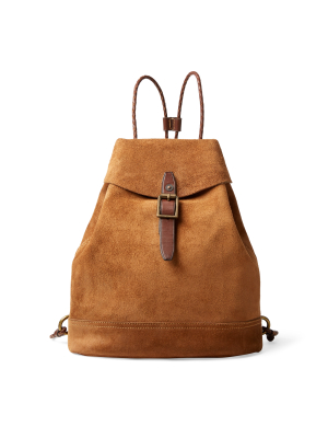 Roughout Leather Backpack